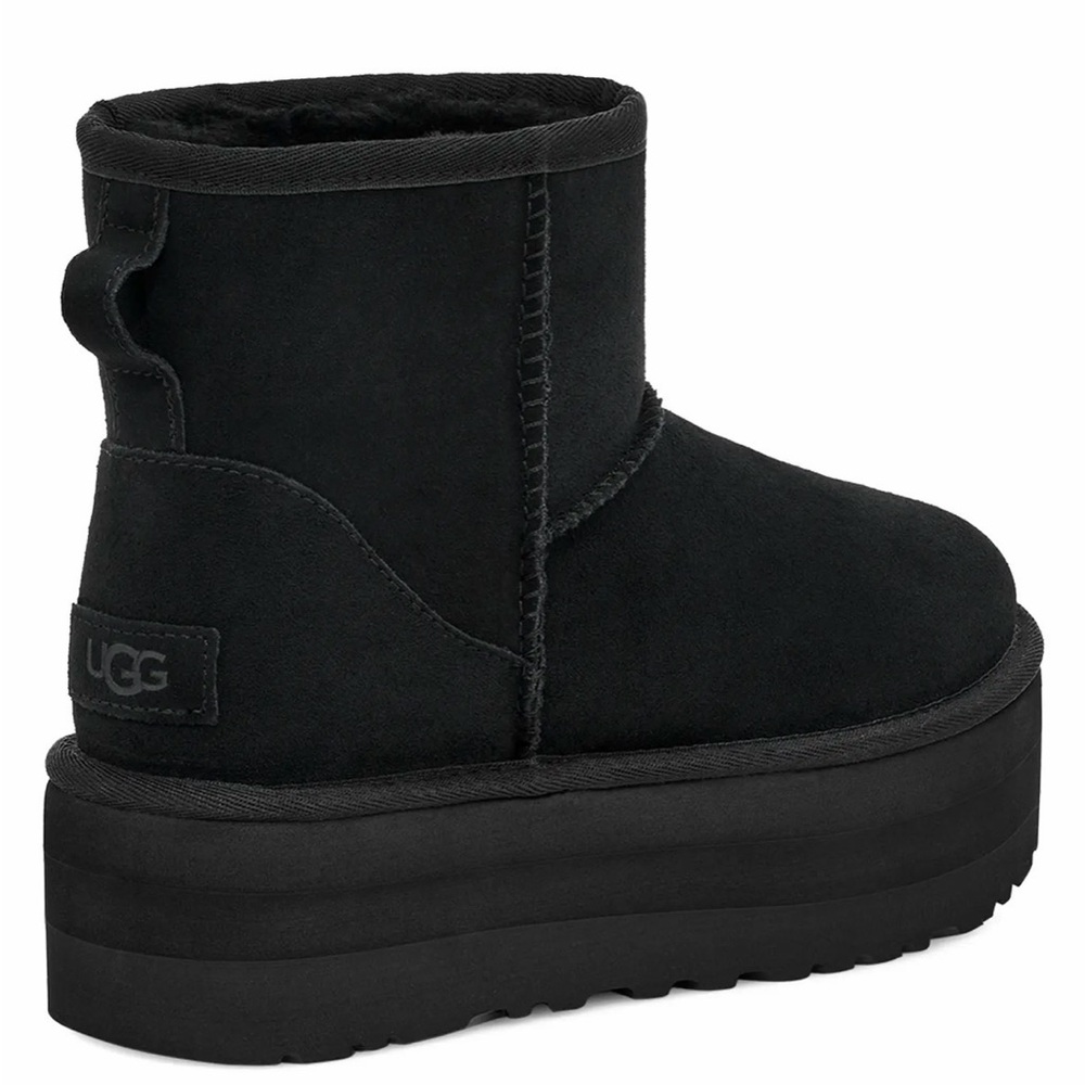 UGG Women's Black Winter Platform Boots